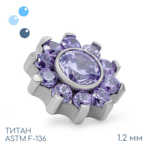 Накрутка Sunflower Amethyst 1.2 мм фото 3